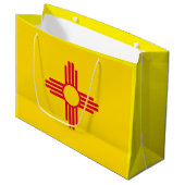 Nieuw vlaggenontwerp voor Mexico-staat Large Cadeautasje (Voorkant Gekanteld)