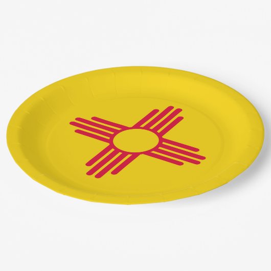 Nieuw vlaggenontwerp voor Mexico-staat Papieren Bordje (Gekanteld)