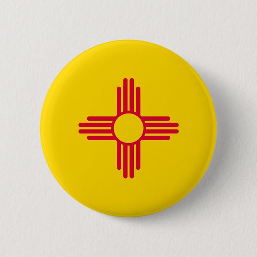 Nieuw vlaggenontwerp voor Mexico-staat Ronde Button 5,7 Cm (Voorkant)