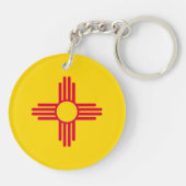 Nieuw vlaggenontwerp voor Mexico-staat Sleutelhanger (Achterkant)