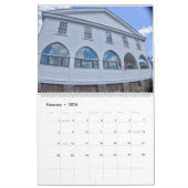Nieuw voor 2025 Pawleys Island Grote Muur Kalender (Feb 2026)