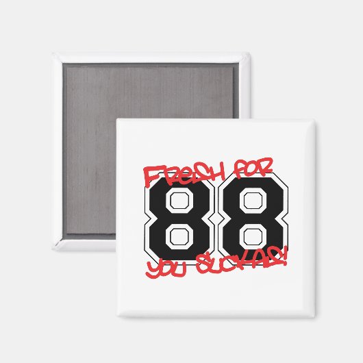 Nieuw voor '88 magneet (Voorkant / Achterkant)