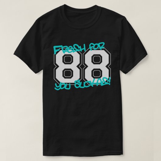 Nieuw voor '88 t-shirt (Design voorkant)