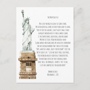 Nieuw Vrijheidsbeeld van de Colossus Briefkaart