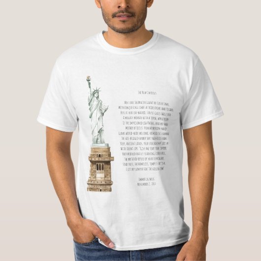Nieuw Vrijheidsbeeld van de Colossus T-shirt (Voorkant)