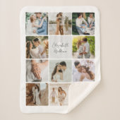 Nieuw Weds Fotocollage Sherpa Deken (Voorkant)