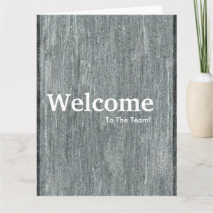 Nieuw Welkomstbord voor Nieuwe Medewerker Kaart