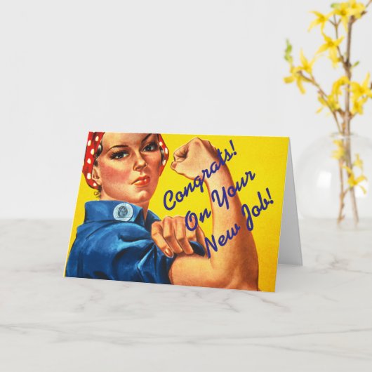 Nieuw Wenskaart "Rosie the River". Kaart (Gele Bloem)