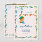 Nieuw Wenskaart thuishuis Kaart (Voorkant / Achterkant)