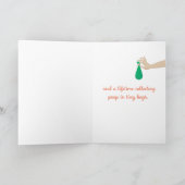 Nieuw Wenskaart voor papaverbont Kaart (Binnen)