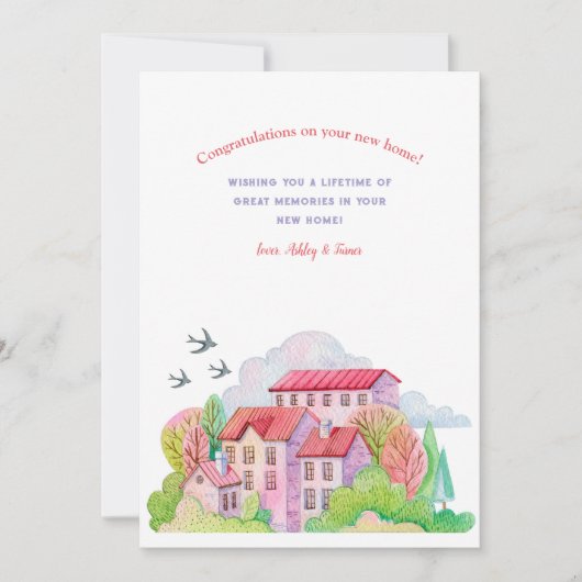 Nieuw Wenskaart voor starttijd Kaart (Voorkant)