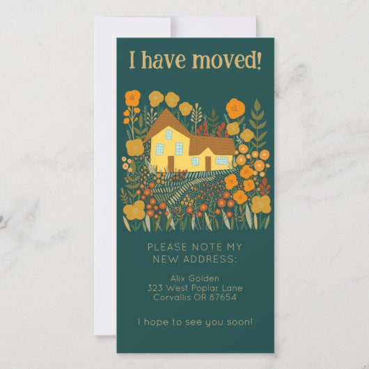 Nieuw woonadres Schattigee boerderij boomvrije Kaa Save The Date (Voorkant)