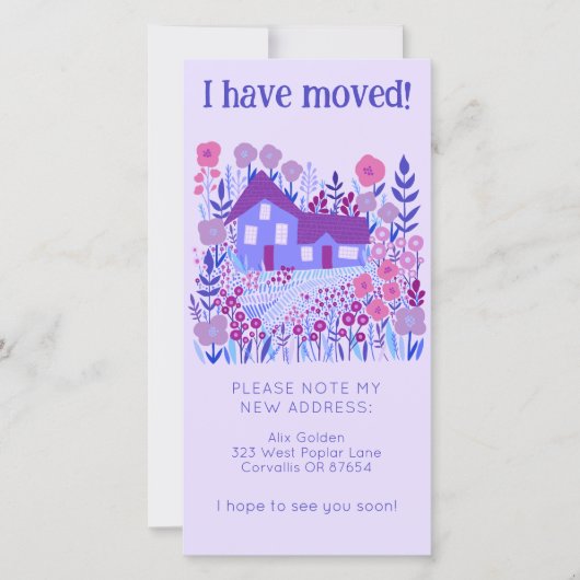 Nieuw woonadres Schattigee boerderij boomvrije Kaa Save The Date (Voorkant)