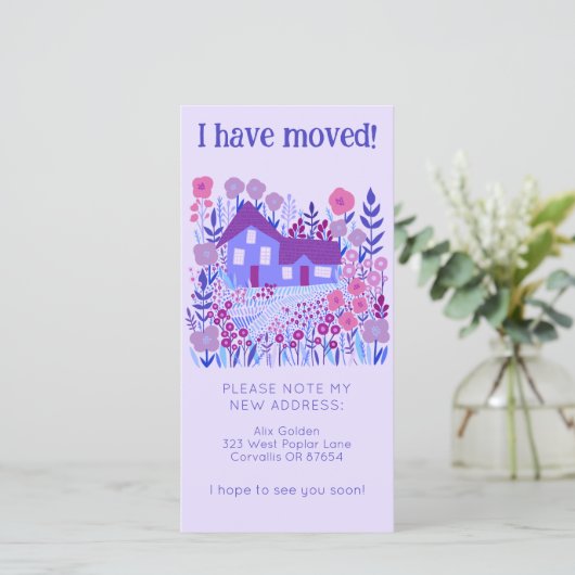 Nieuw woonadres Schattigee boerderij boomvrije Kaa Save The Date (Staand voorkant)