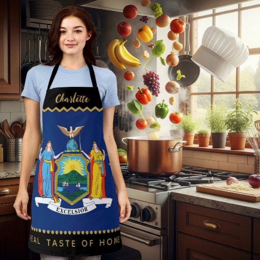 Nieuw-York Chef Schort, VS, Vlag van New York Schort