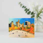 Nieuw York IJsbaan Central Park Briefkaart (Staand voorkant)