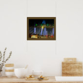 Nieuw York Lichtbrugposter Poster (Keuken)