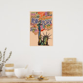 Nieuw York Poster Art Stad Print (Keuken)