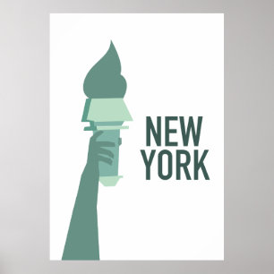 Nieuw York Standbeeld van de Vrijheid Poster