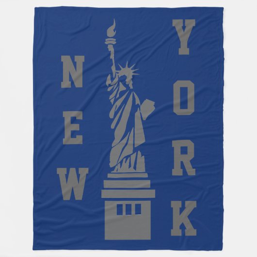 Nieuw York Standbeeld Van Liberty Fleece Deken (Voorkant)