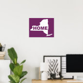 Nieuw York Thuis Poster Bord (Thuiskantoor)