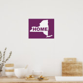 Nieuw York Thuis Poster Bord (Keuken)