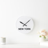 NIEUW YORK WERELDWIJDE TIMEZONE-KLOKKET RONDE KLOK (Huis)