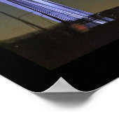 Nieuw-Yorkse Verlichte Brug Poster (Hoek)