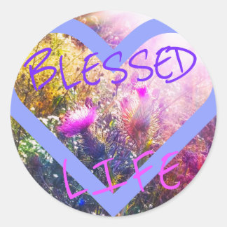(Nieuw) Zalig leven sticker