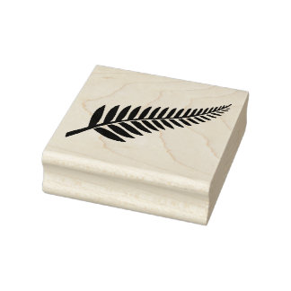 NIEUW ZEALAND FERN RUBBER STAMP RUBBERSTEMPEL