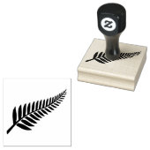 NIEUW ZEALAND FERN RUBBERSTEMPEL (Gestempeld)