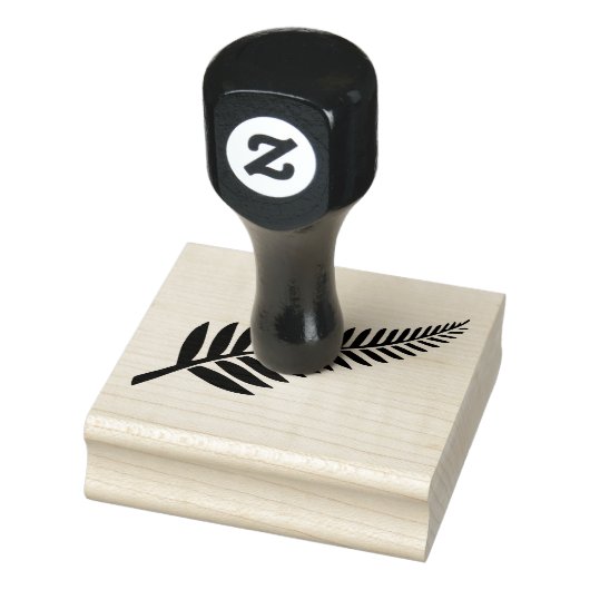 NIEUW ZEALAND FERN RUBBERSTEMPEL (Stempel)