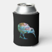 NIEUW ZEALAND KIWI ALS BRO PAUA BLIKJESKOELER (Blikje Achterkant)