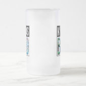 NIEUW ZEALAND KIWI ALS BRO PAUA MATGLAS BIERPUL (Center)