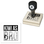 NIEUW-ZEALAND KIWI ALS BRO RUBBERSTEMPEL (Gestempeld)