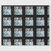 NIEUW ZEALAND KIWI ALS BRO SIMPELE PAUA CADEAUPAPIER (Vlak)