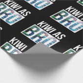 NIEUW ZEALAND KIWI ALS BRO SIMPELE PAUA CADEAUPAPIER (Hoek)