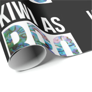 NIEUW ZEALAND KIWI ALS BRO SIMPELE PAUA CADEAUPAPIER