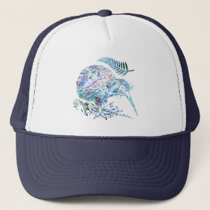 NIEUW ZEALAND KIWI EN FERN PAUA TRUCKER HAT TRUCKER PET