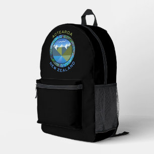 NIEUW-ZEALAND KIWI FERN PAUA BEDRUKTE RUGZAK