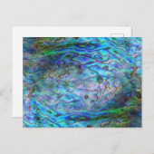 NIEUW-ZEALAND KIWI PAUA BRIEFKAART (Voorkant / Achterkant)