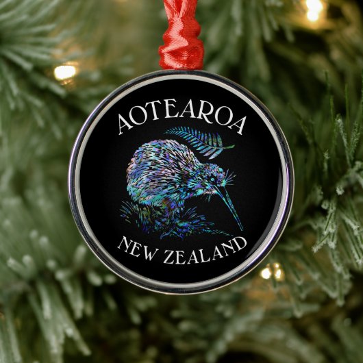 NIEUW ZEALAND KIWI PAUA CHRISTMAS ORNAMENT (Boom)