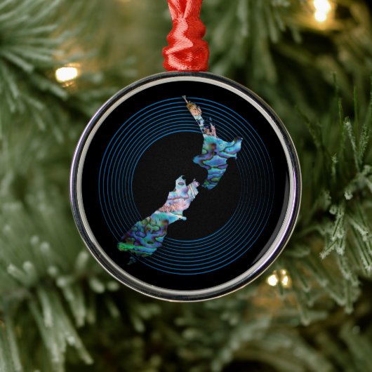 NIEUW ZEALAND KIWI PAUA CHRISTMAS ORNAMENT (Boom)