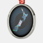 NIEUW ZEALAND KIWI PAUA CHRISTMAS ORNAMENT (Links)