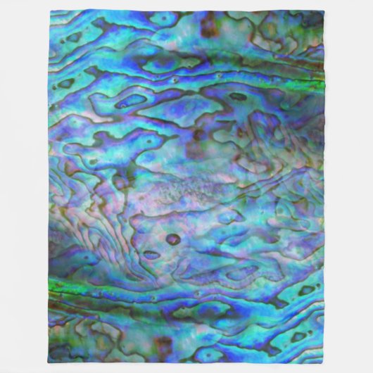 NIEUW ZEALAND KIWI PAUA FLEECE BLANKET (Voorkant)