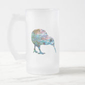 NIEUW-ZEALAND KIWI PAUA MATGLAS BIERPUL (Links)