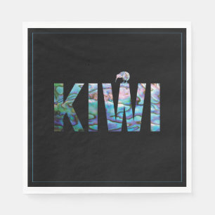 NIEUW-ZEALAND KIWI PAUA NAPKIN SERVET