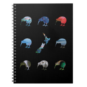 NIEUW-ZEALAND KIWI PAUA NOTITIEBOEK