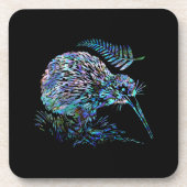 NIEUW ZEALAND KIWI PAUA STONE ONDERZETTER (Voorkant)