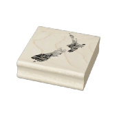 NIEUW ZEALAND KIWI RUBBER STAMP RUBBERSTEMPEL (Stempel)